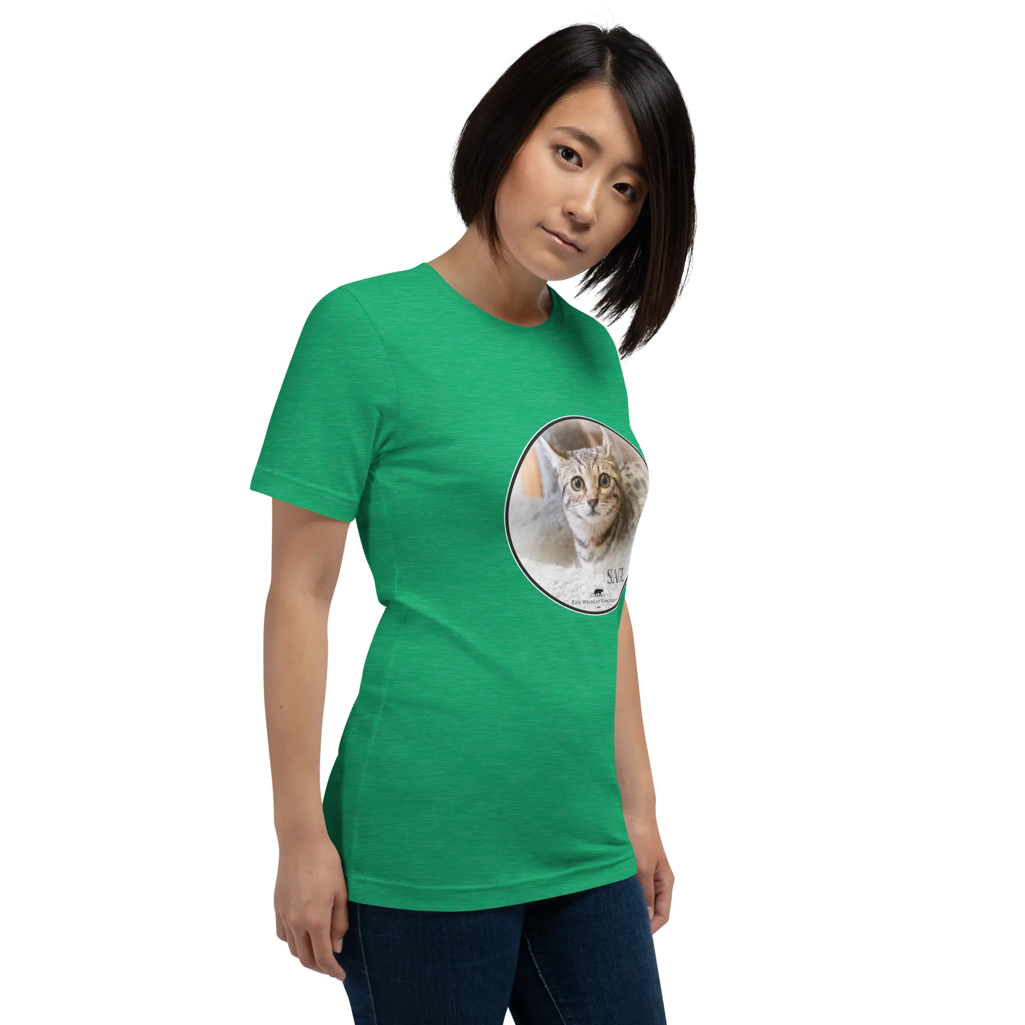 Highlander Lynx Hybrid Sage Unisex t-shirt