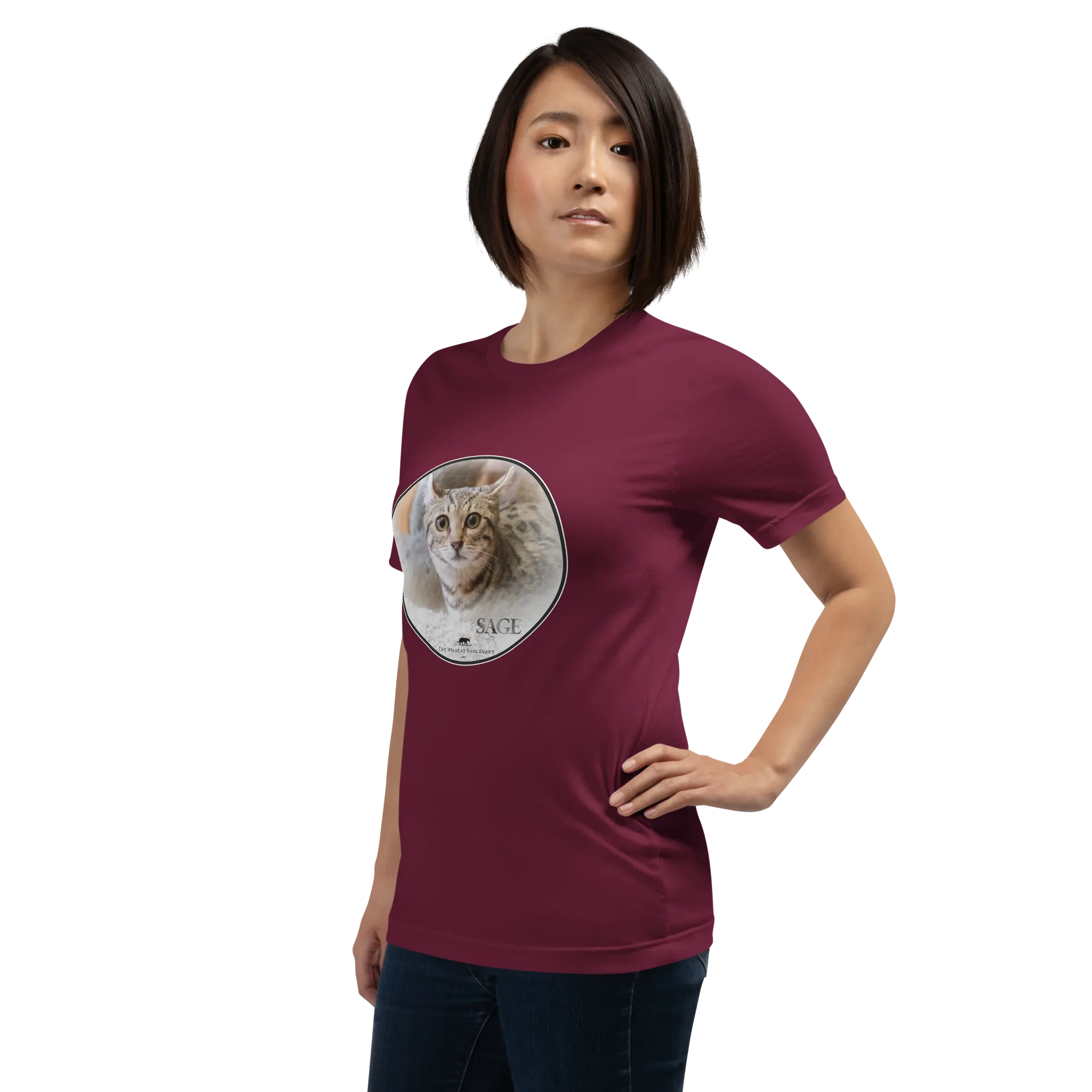Highlander Lynx Hybrid Sage Unisex t-shirt