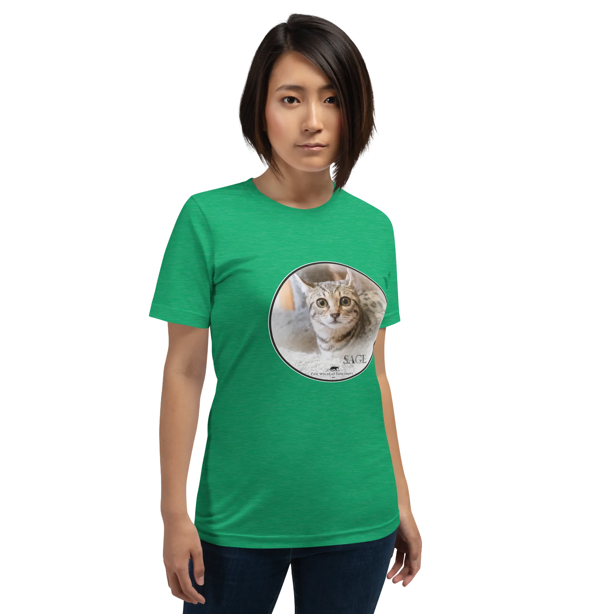 Highlander Lynx Hybrid Sage Unisex t-shirt