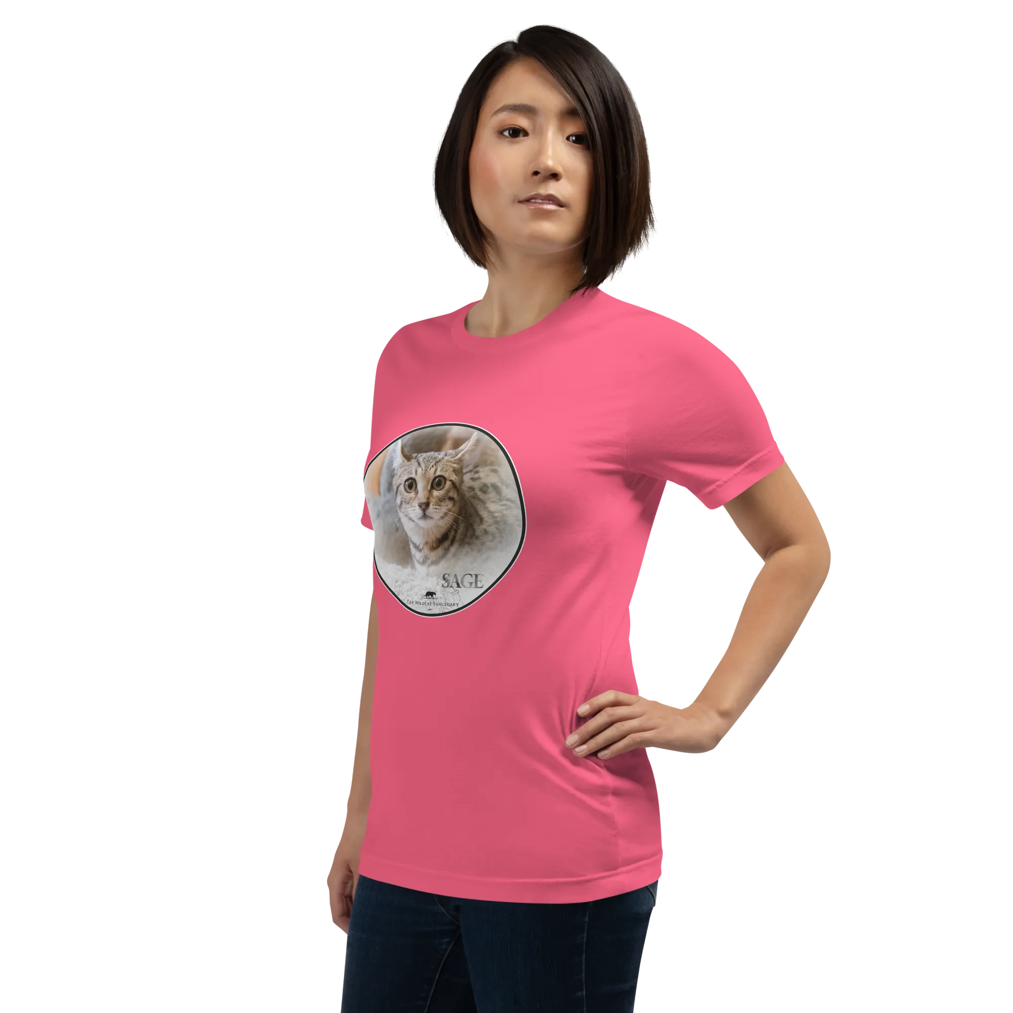 Highlander Lynx Hybrid Sage Unisex t-shirt