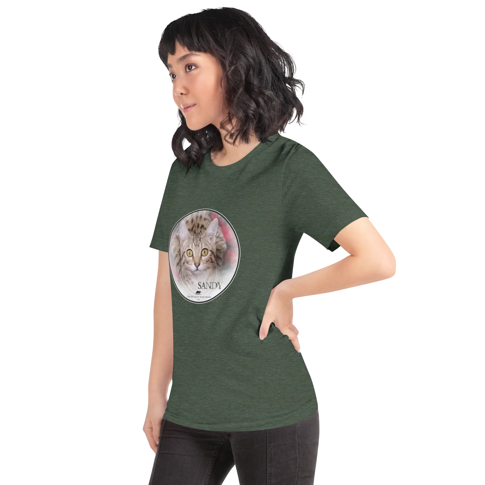 Highlander Lynx Hybrid Sandy Unisex t-shirt