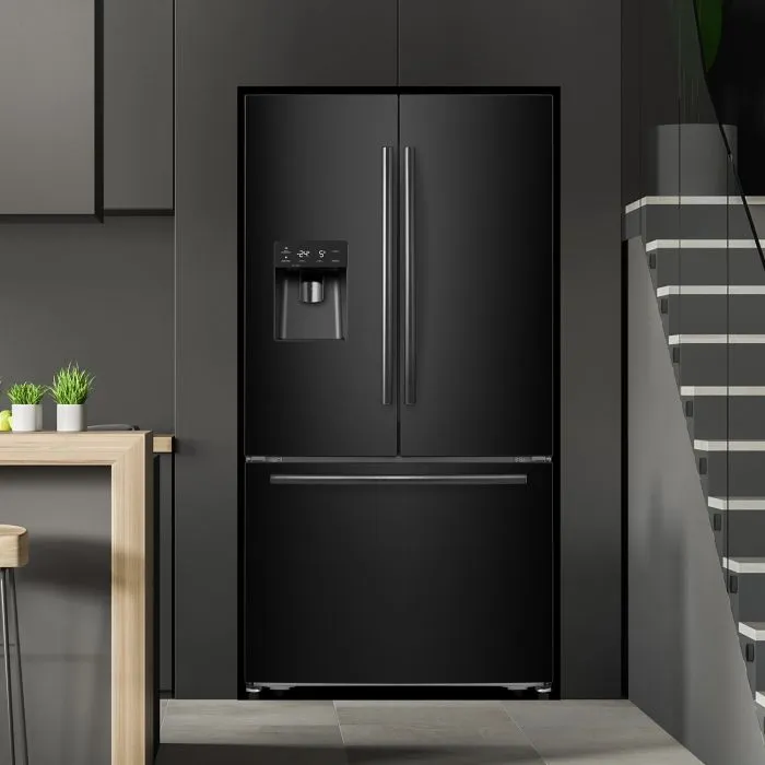 Hisense 536L Black Stainless Steel French Door Fridge - H720FSB-WD