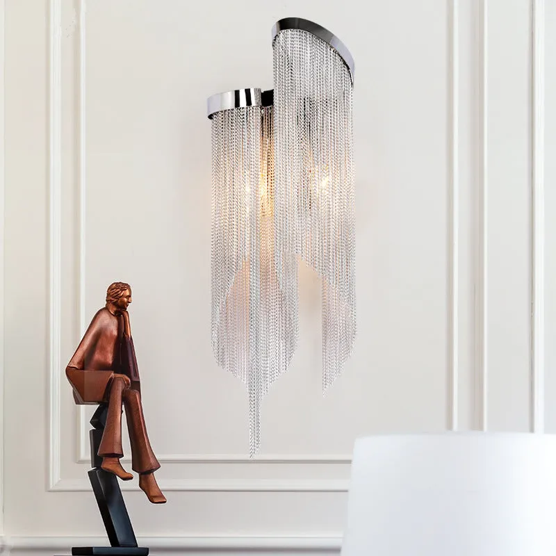HN Chain Fringe Wall Lamp