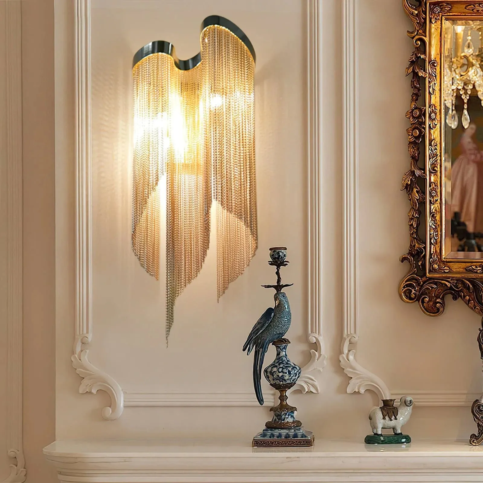 HN Chain Fringe Wall Lamp
