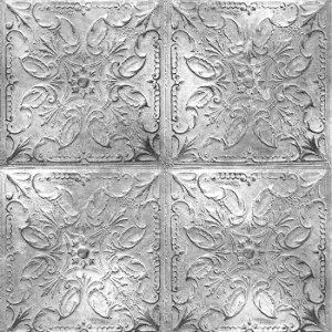 Hoffman Fabrics McKenna Ryan Vintage Farmhouse Pewter Tin Tiles Cotton Fabric MRD15-76-Pewter