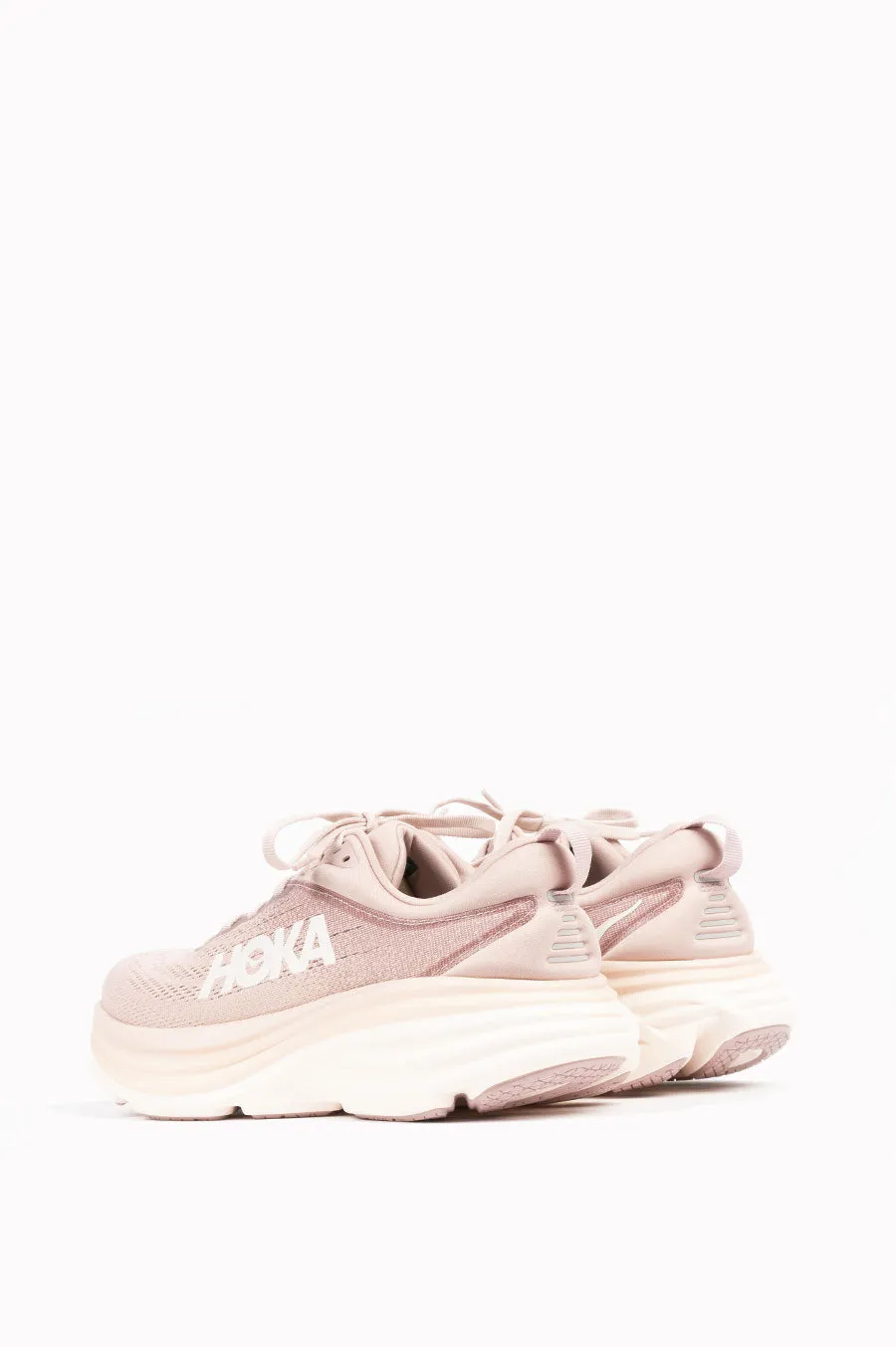 HOKA BONDI 8 W PALE MAUVE PEACH WHIP
