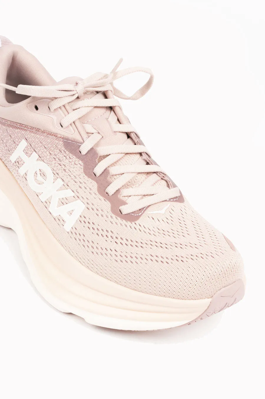 HOKA BONDI 8 W PALE MAUVE PEACH WHIP