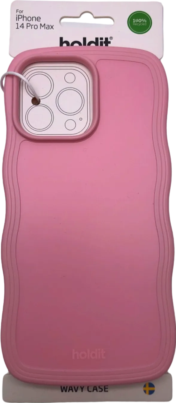 holdit Pink Wavy Case for iPhone 14 Pro Max