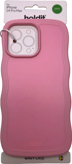 holdit Pink Wavy Case for iPhone 14 Pro Max