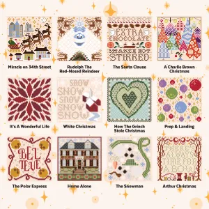 Holiday Specials 12 Cross Stitch Patterns Book (Digital)