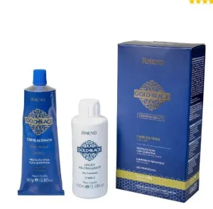 Honey Gold Black Smoothing Keratin Ammonia Treatment Cream Kit 2 Prod. - Amend