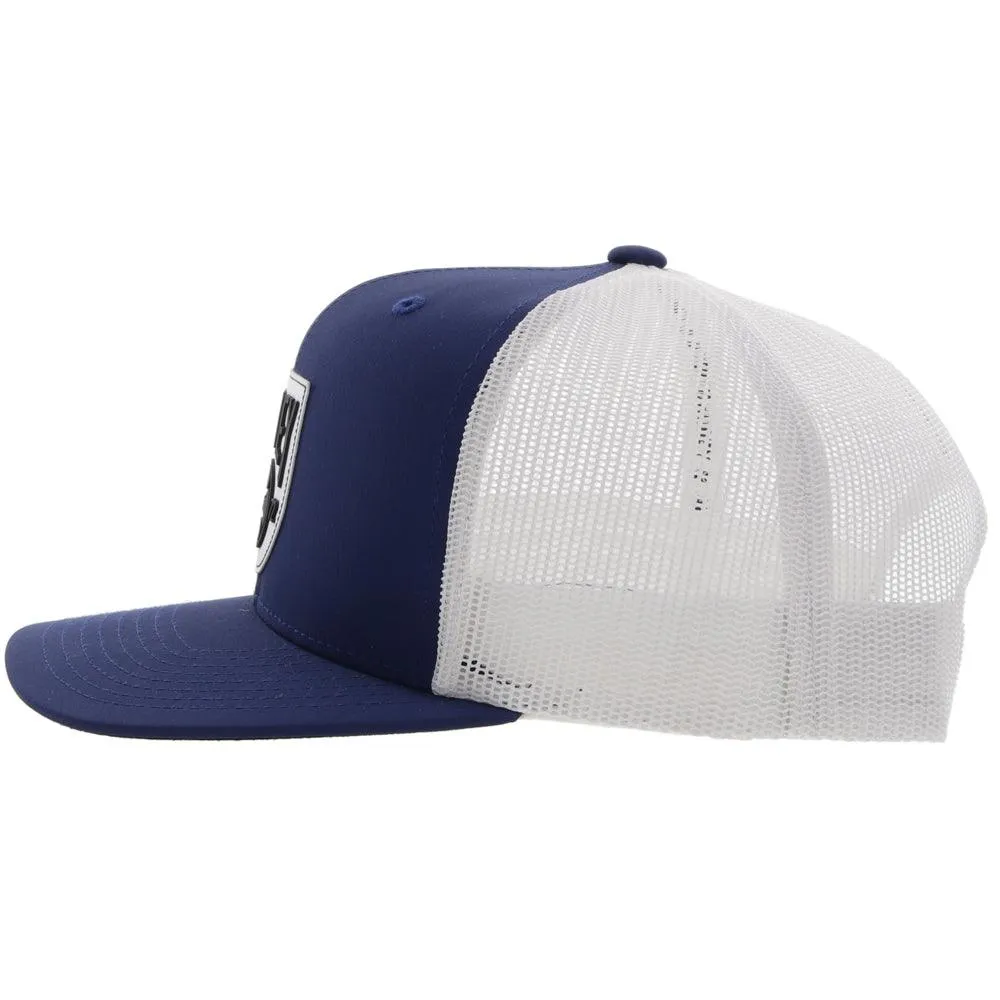 Hooey Bronx Navy/White Snapback Trucker Hat - 2203T-NVWH