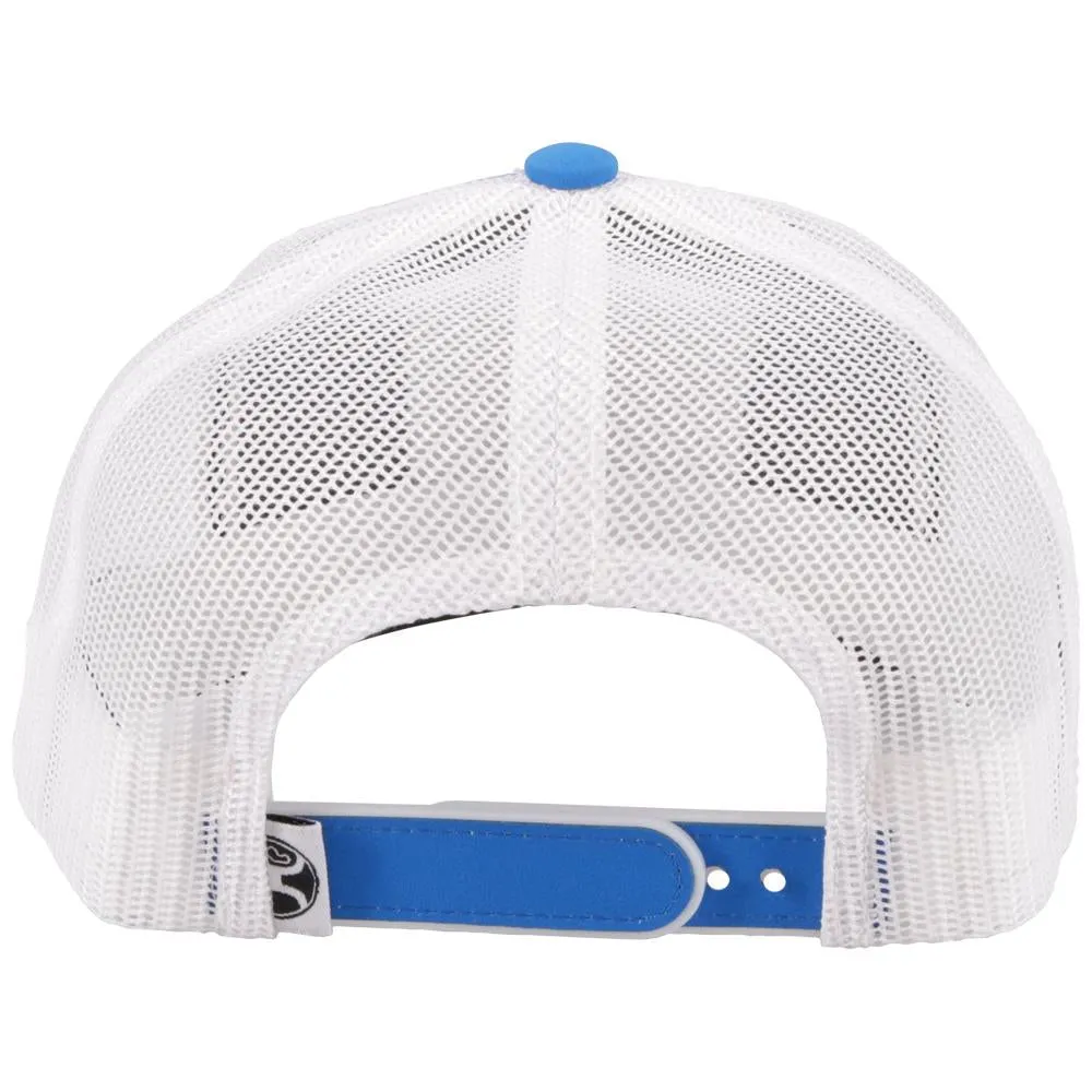 Hooey Liberty Roper Blue/White Snapback Trucker Hat - 2110T-BLWH