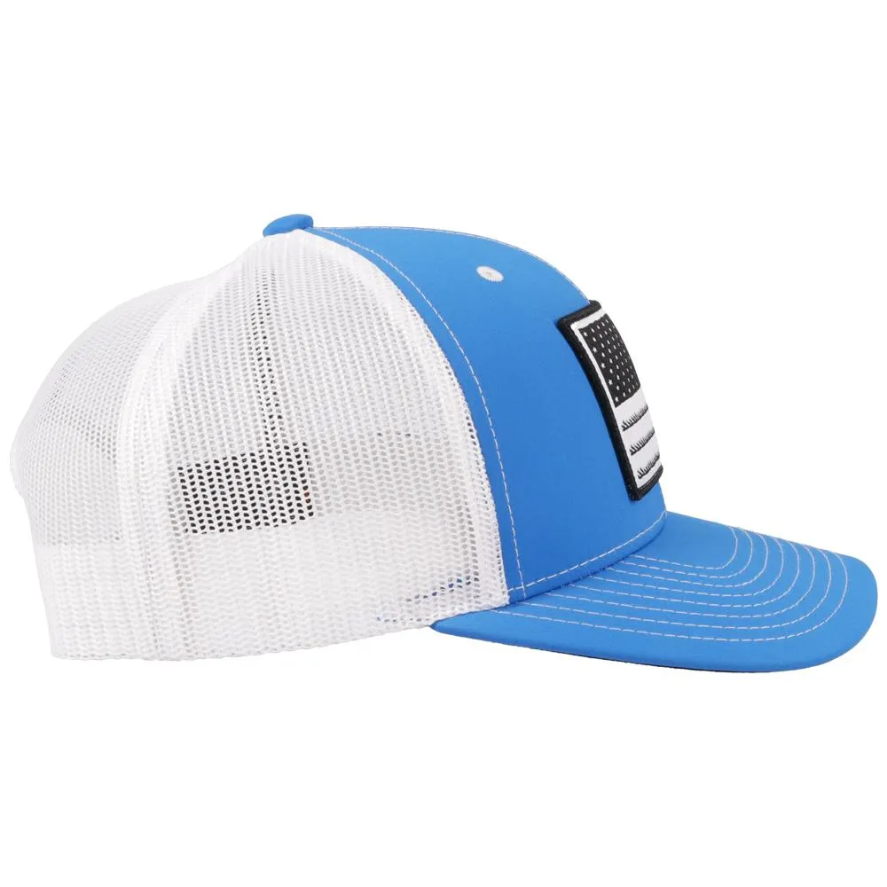 Hooey Liberty Roper Blue/White Snapback Trucker Hat - 2110T-BLWH