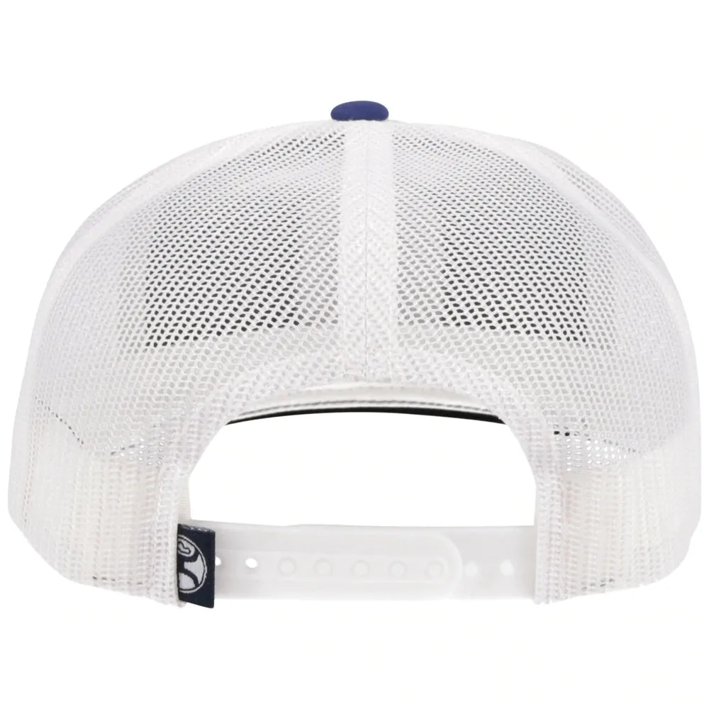 Hooey "Cheyenne" Navy & White Youth Snapback Hat - 2144T-NVWH-Y