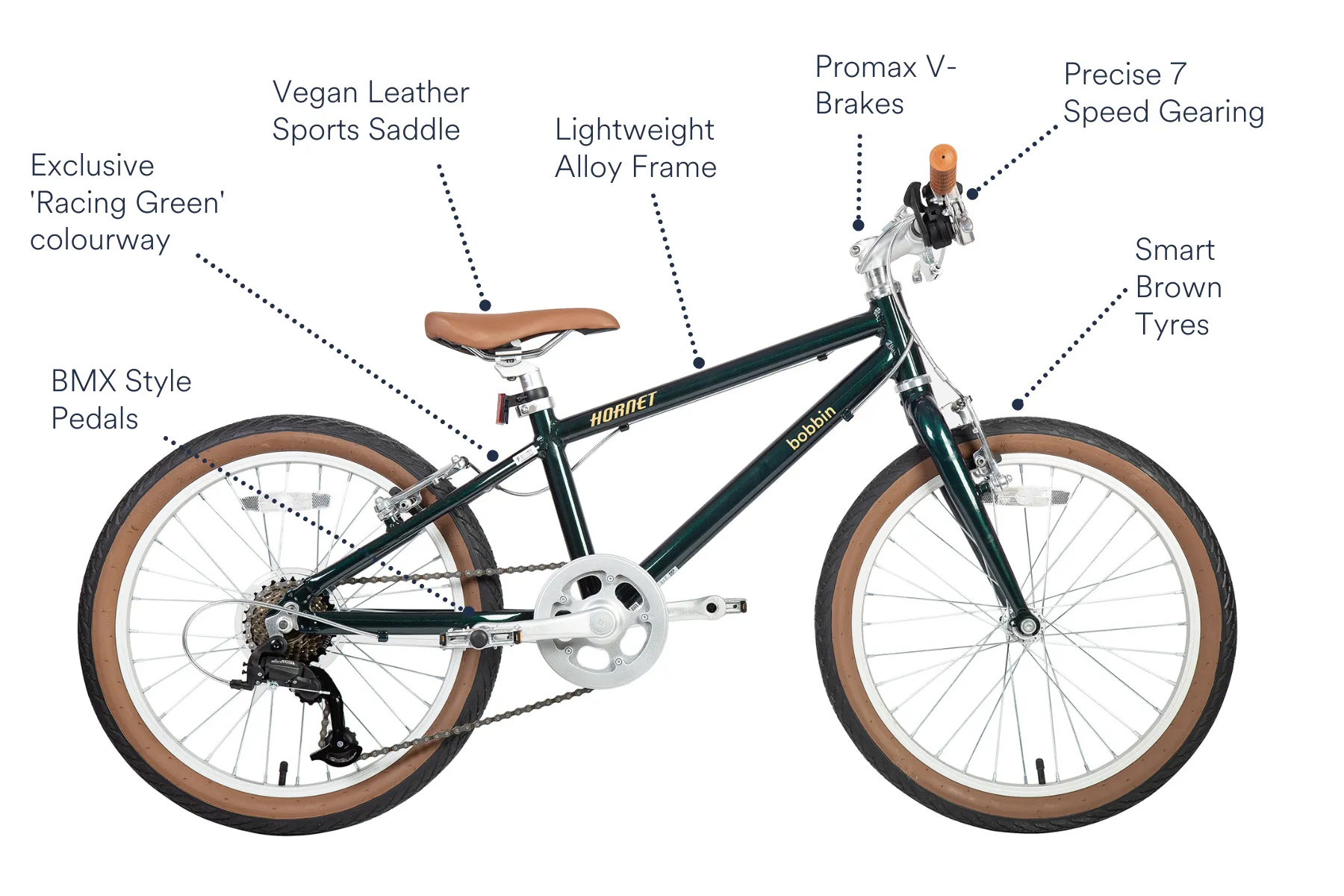 Hornet 24" Wheel Kids' Hybrid Bike