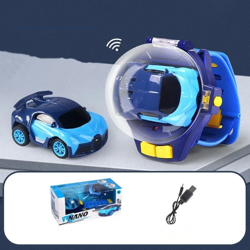 Hot Sales Mini Remote Control Small Car With Analog Watch