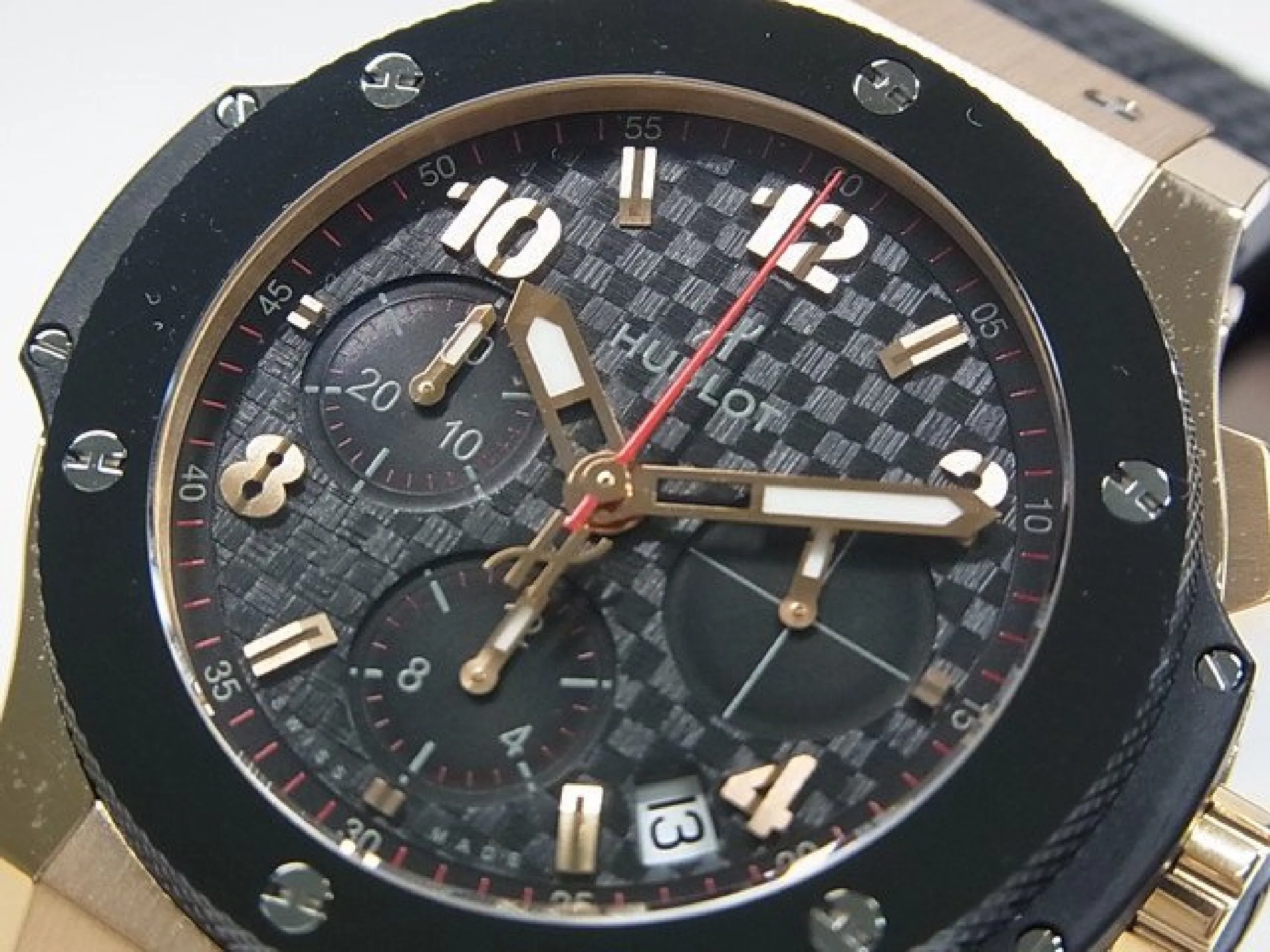 HUBLOT Big bang gold ceramic 18K red gold 41 MM Mens 182429608