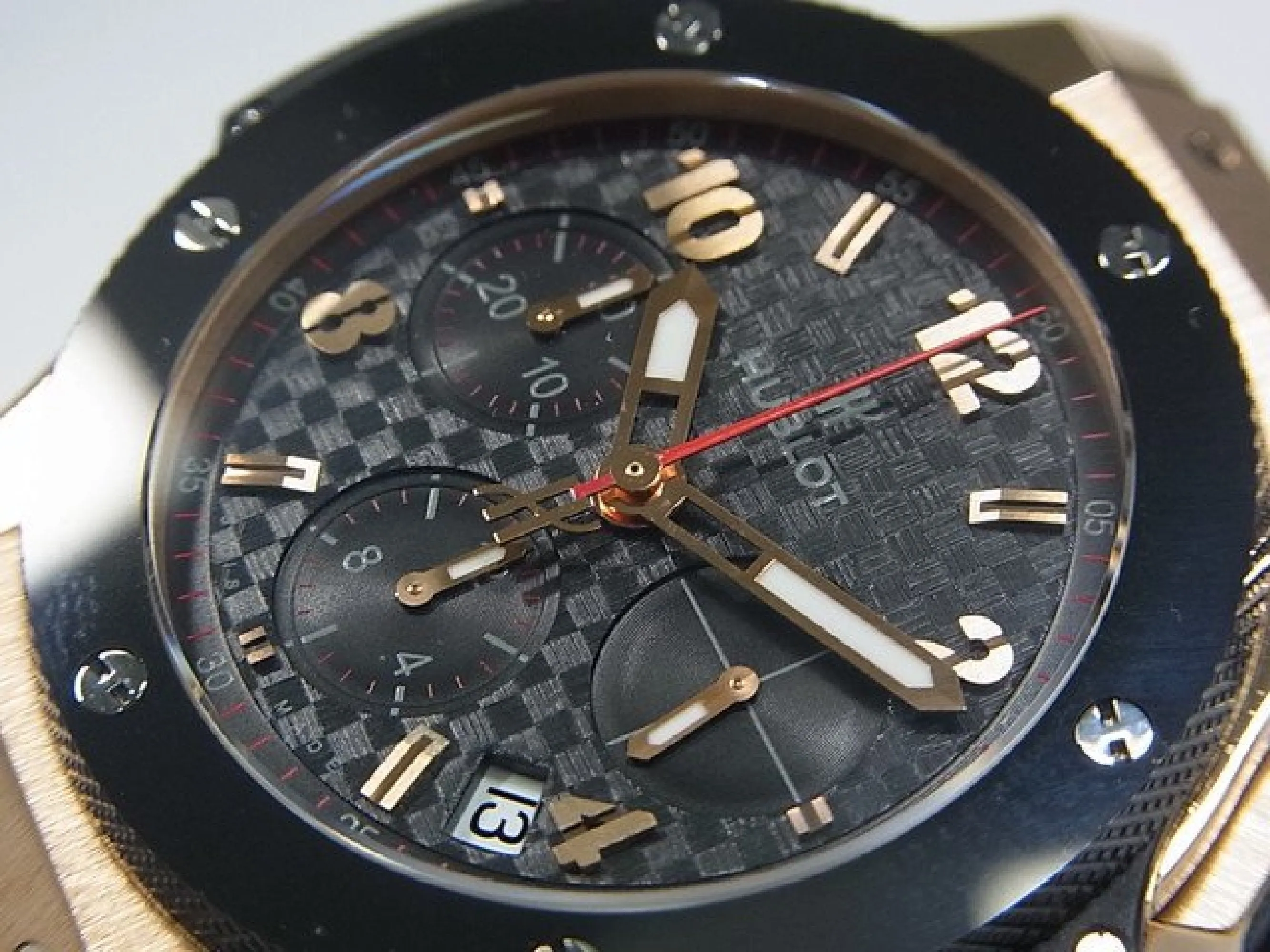 HUBLOT Big bang gold ceramic 18K red gold 41 MM Mens 182429608