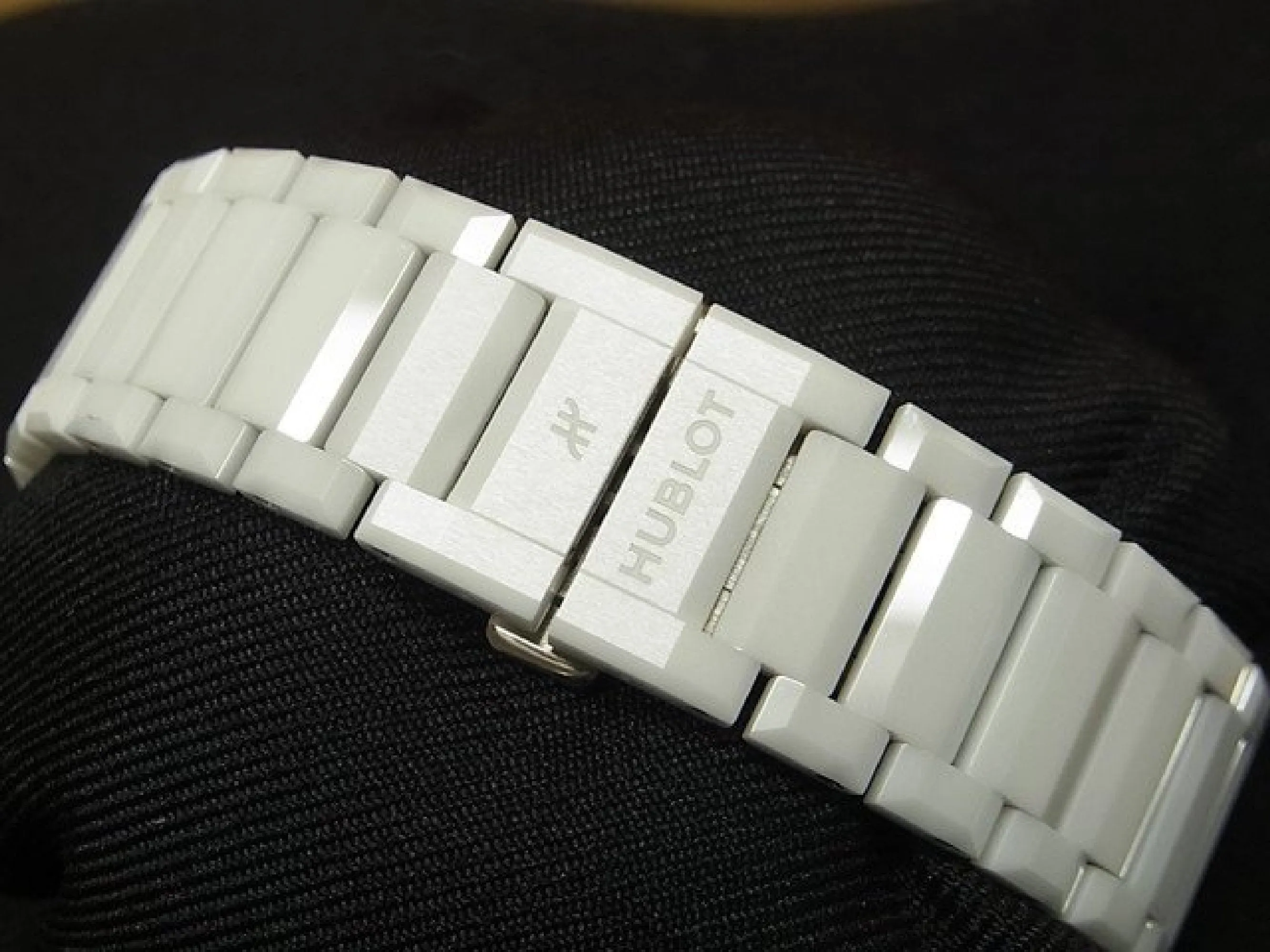 HUBLOT Big bang Integrated white ceramic Baguette Rainbow 451.HX.1120.HX.4099.YOS Mens 179343085