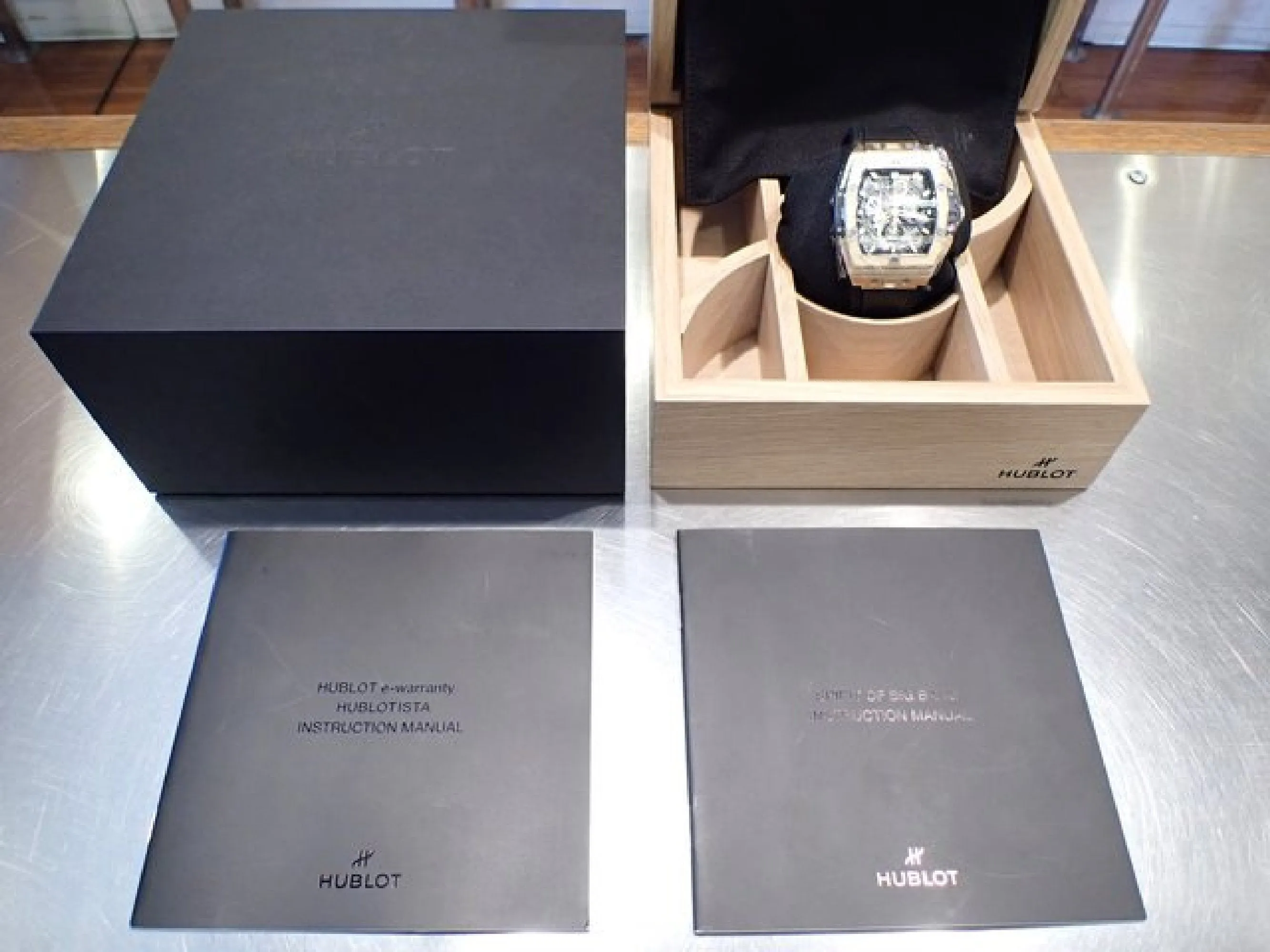 HUBLOT Spirit of Big bang yellow gold 642.VX.0130.RX Genuine goods Mens 184222607