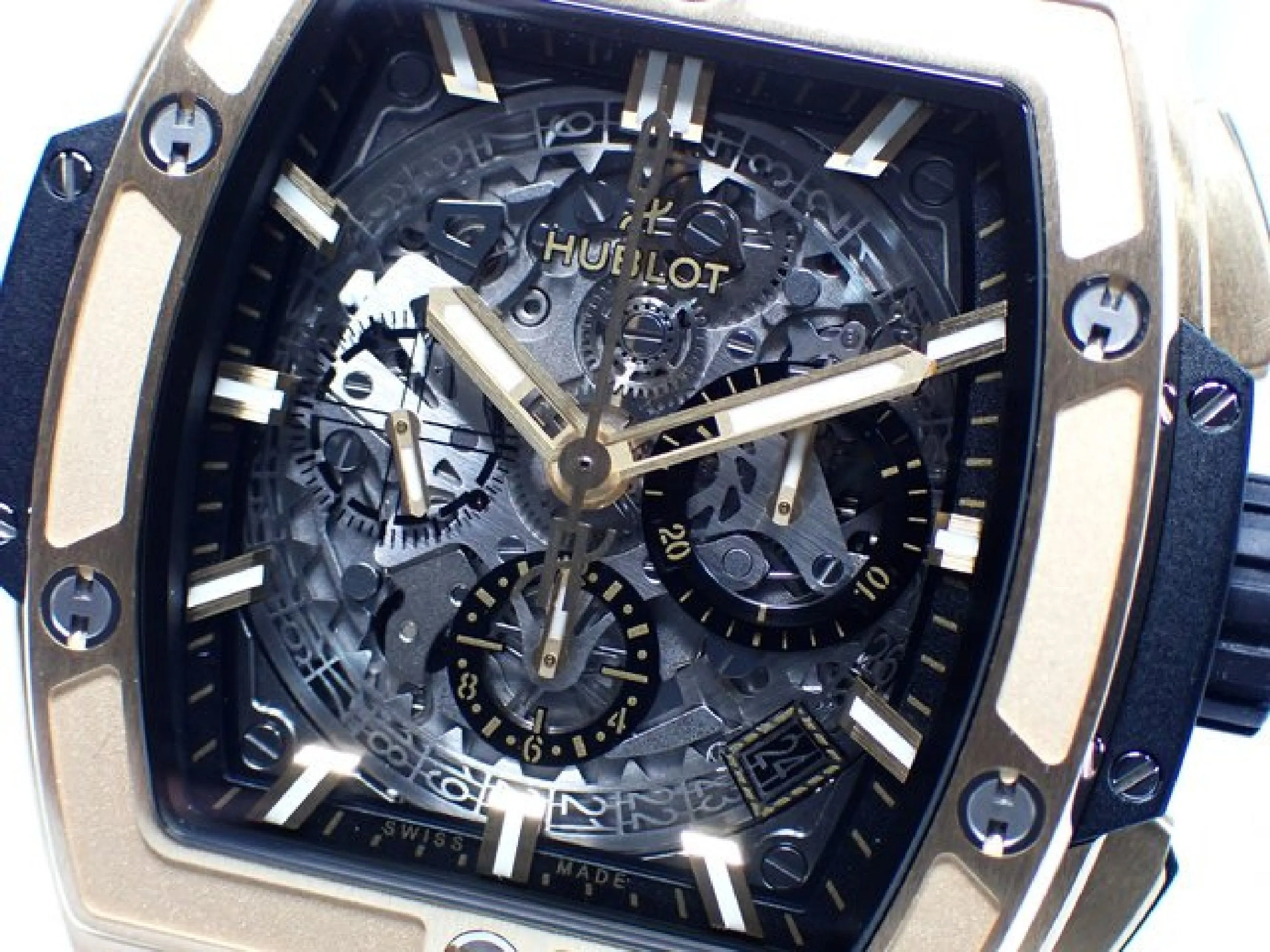 HUBLOT Spirit of Big bang yellow gold 642.VX.0130.RX Genuine goods Mens 184222607