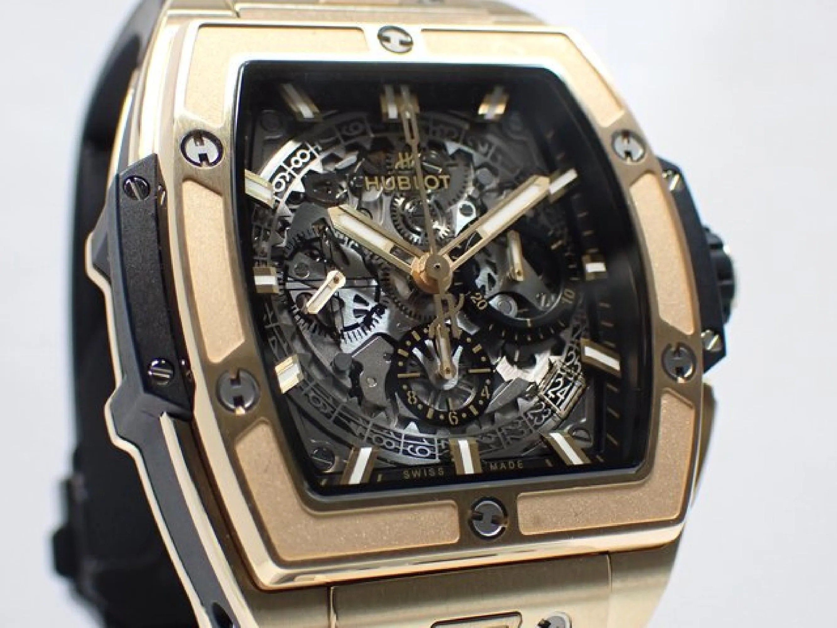 HUBLOT Spirit of Big bang yellow gold 642.VX.0130.RX Genuine goods Mens 184222607
