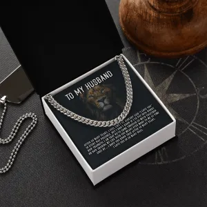 Husband - I Love You In So Many Ways - Cuban Link Chain Message Card Gift For Father's Day, Dad, Birthday, Husband, Papa, Daddy