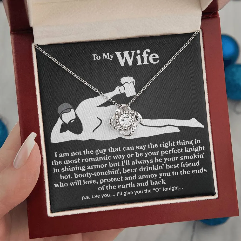 I Am Not The Guy - Love Knot Necklace