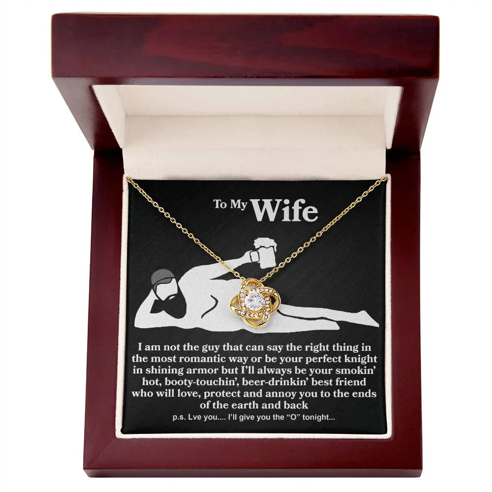 I Am Not The Guy - Love Knot Necklace