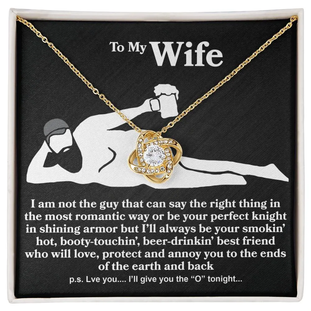 I Am Not The Guy - Love Knot Necklace