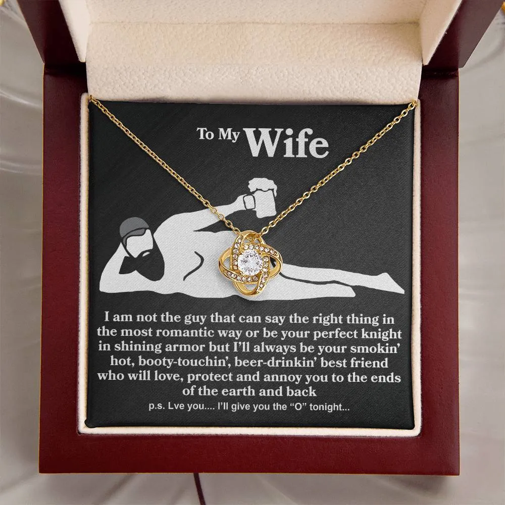 I Am Not The Guy - Love Knot Necklace