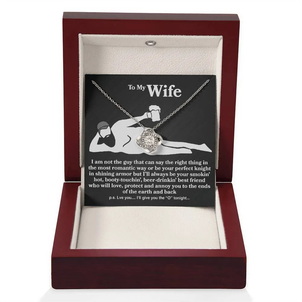I Am Not The Guy - Love Knot Necklace