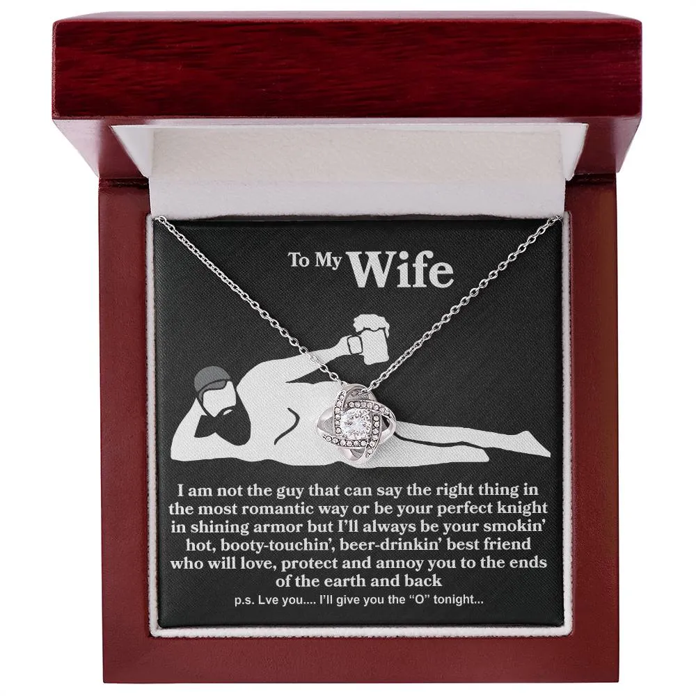 I Am Not The Guy - Love Knot Necklace