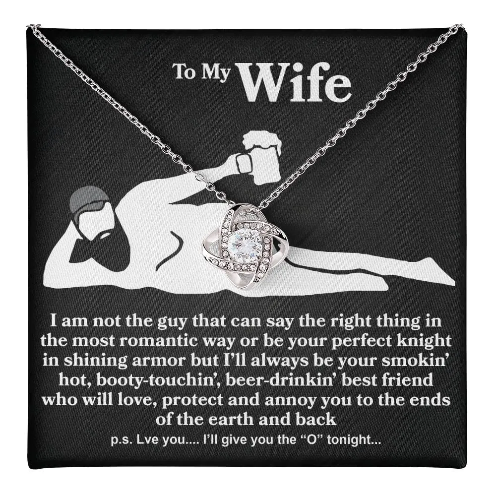 I Am Not The Guy - Love Knot Necklace