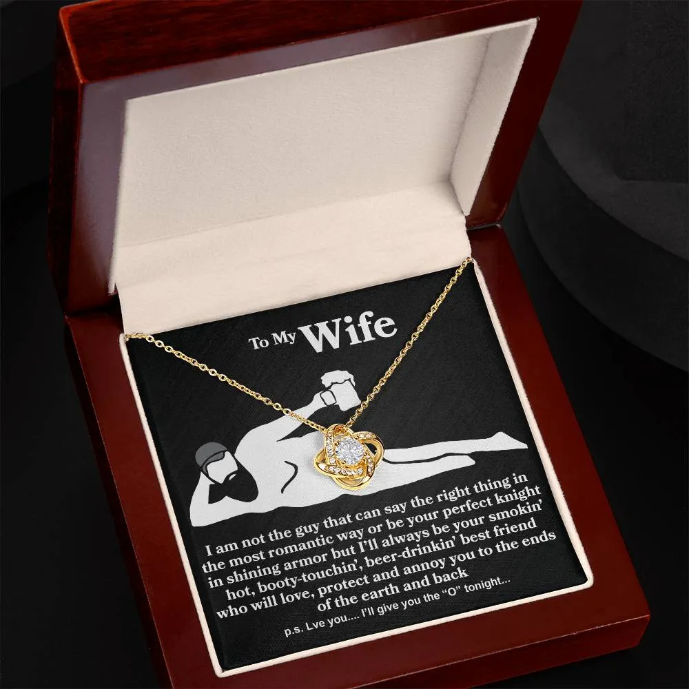 I Am Not The Guy - Love Knot Necklace
