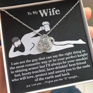 I Am Not The Guy - Love Knot Necklace