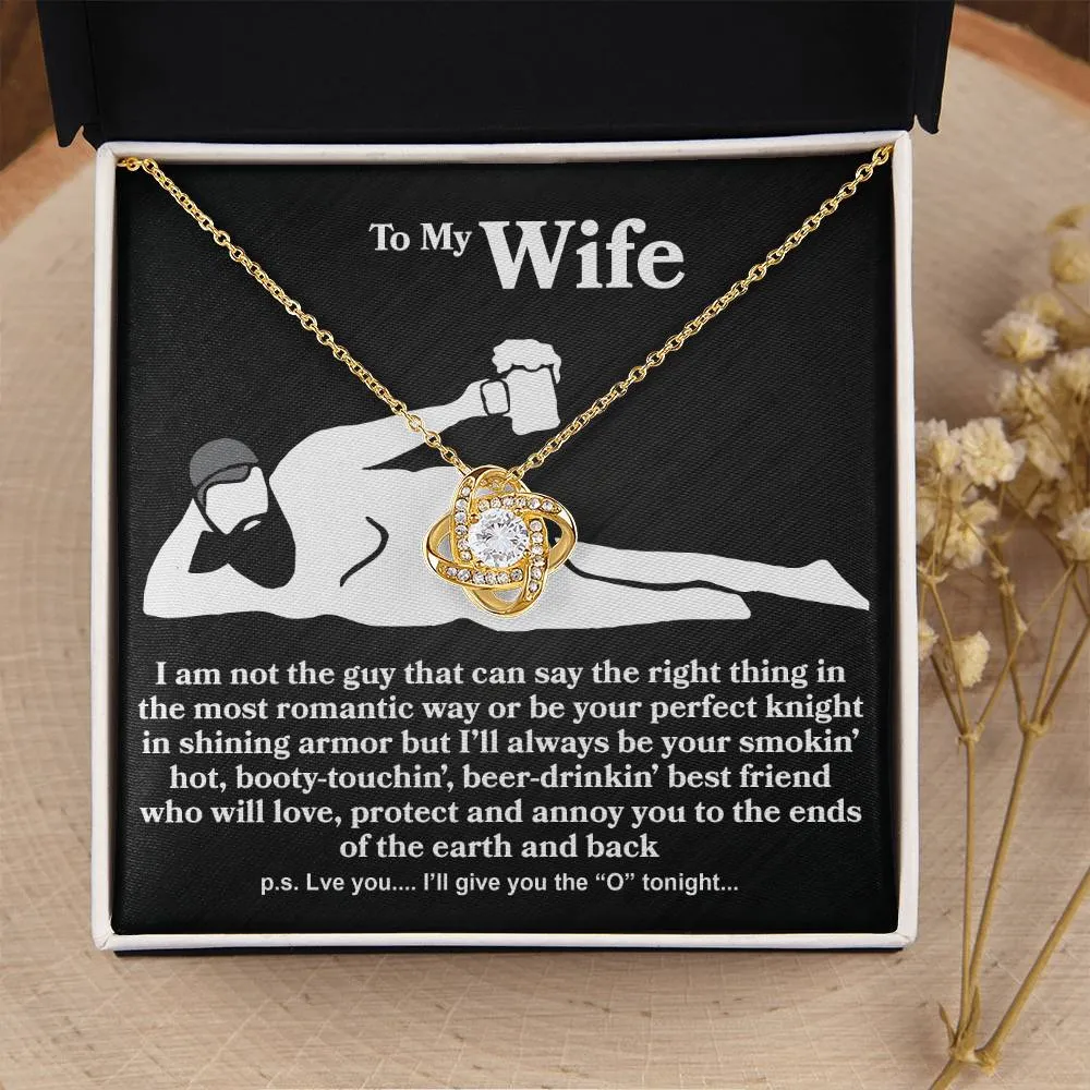 I Am Not The Guy - Love Knot Necklace