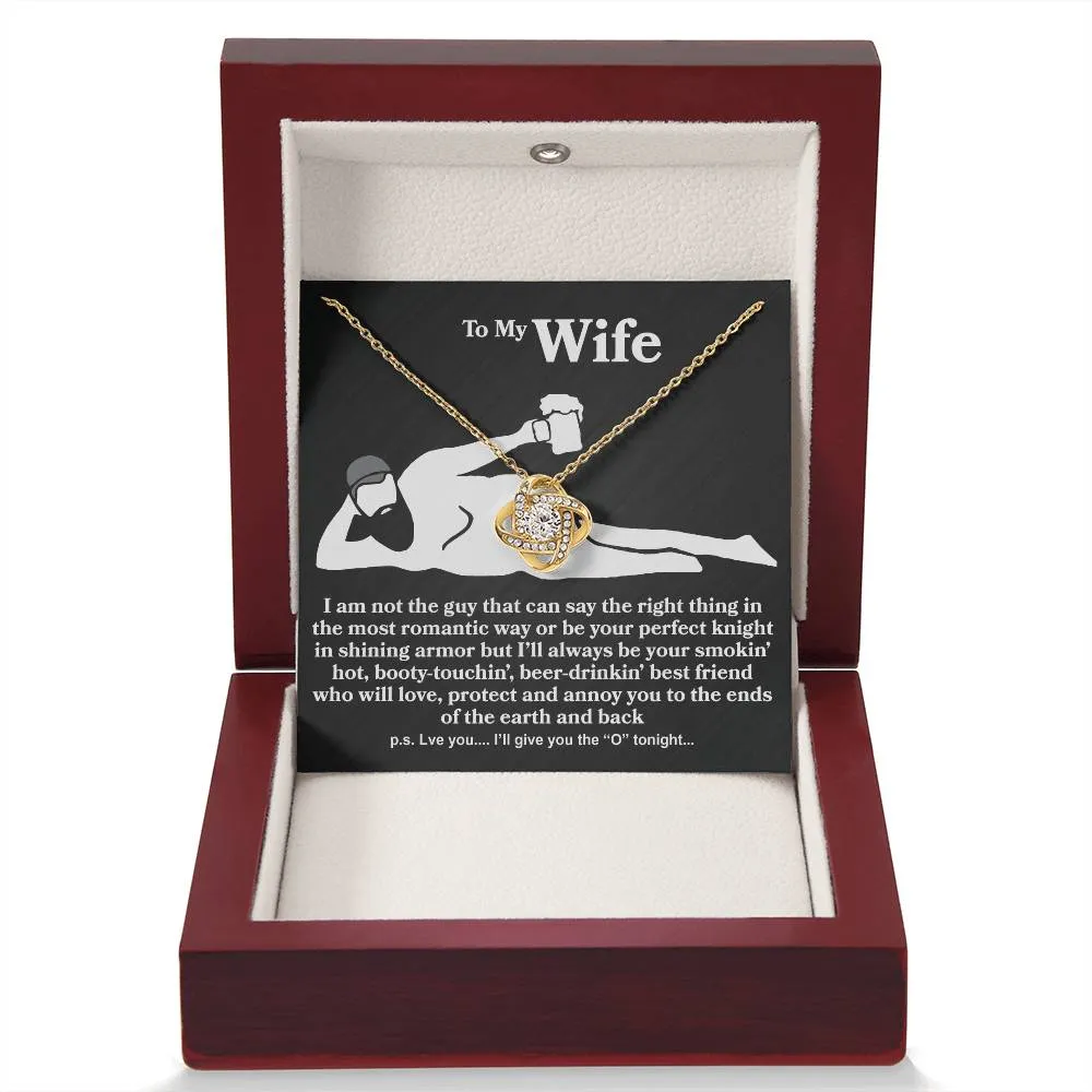 I Am Not The Guy - Love Knot Necklace