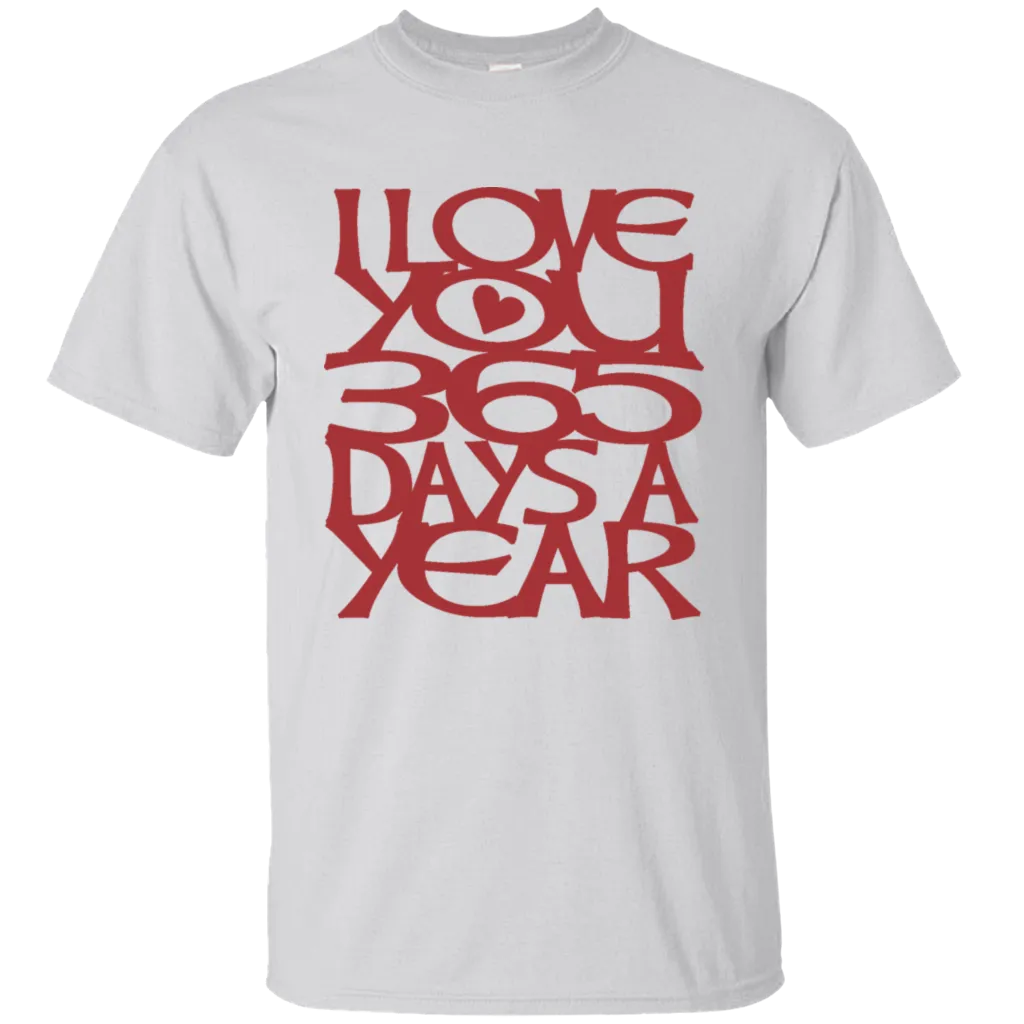 I Love You Happy Valentine's Day Big Wish Love Heart Friends Girlfriend Boyfriend Wife Husband Family Gift Unisex T-Shirt