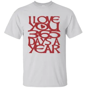 I Love You Happy Valentine's Day Big Wish Love Heart Friends Girlfriend Boyfriend Wife Husband Family Gift Unisex T-Shirt