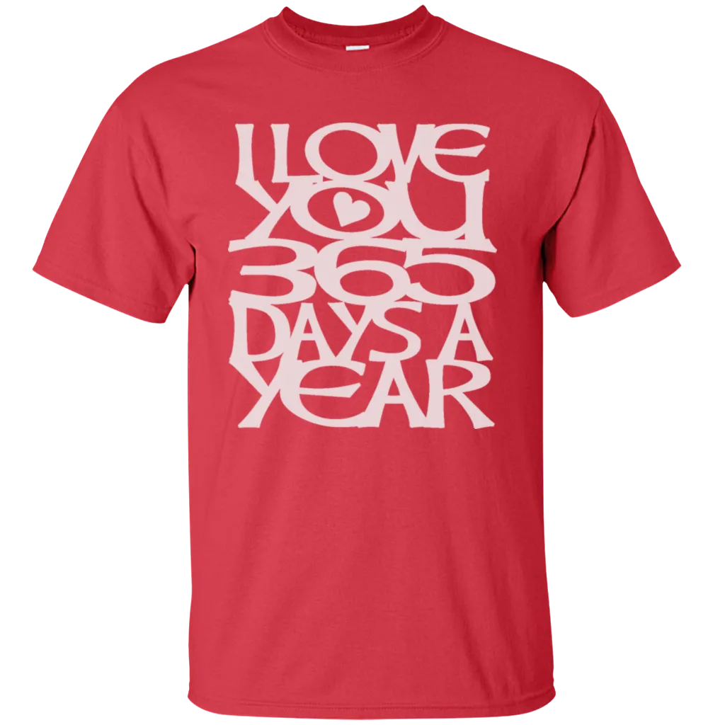 I Love You Happy Valentine's Day Big Wish Love Heart Friends Girlfriend Boyfriend Wife Husband Family Gift Unisex T-Shirt