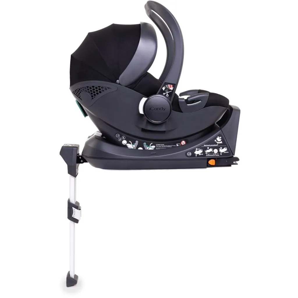 ICANDY Orange 4 Travel system with COCOON car seat - Jet (Black Edition)