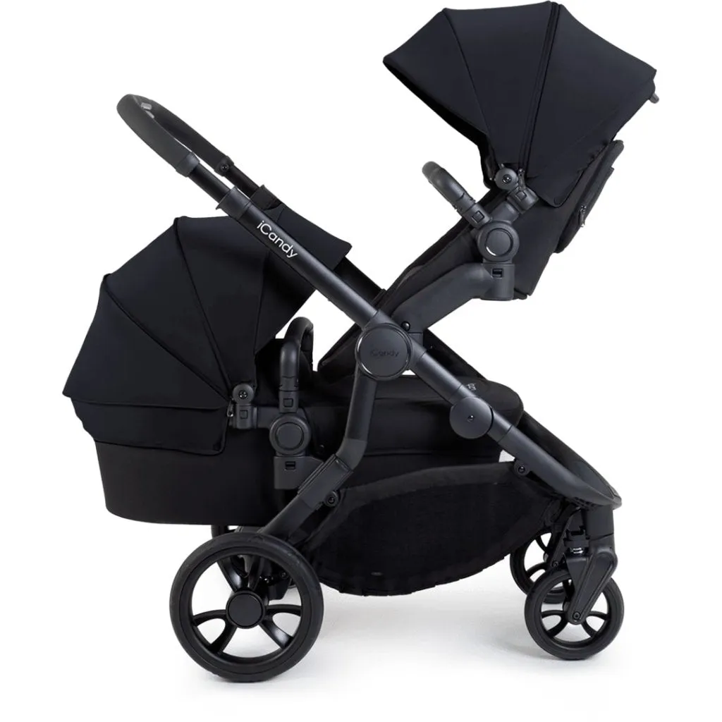 ICANDY Orange 4 Travel system with COCOON car seat - Jet (Black Edition)