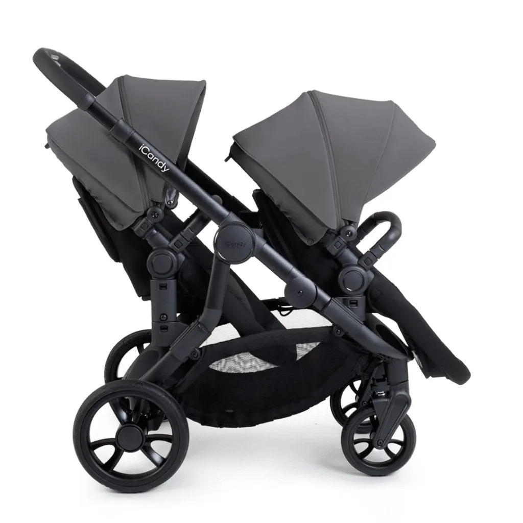 ICANDY Orange 4 Twin Travel system with Cocoon Car Seat - Fossil