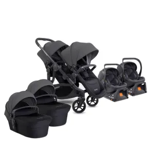 ICANDY Orange 4 Twin Travel system with Cocoon Car Seat - Fossil