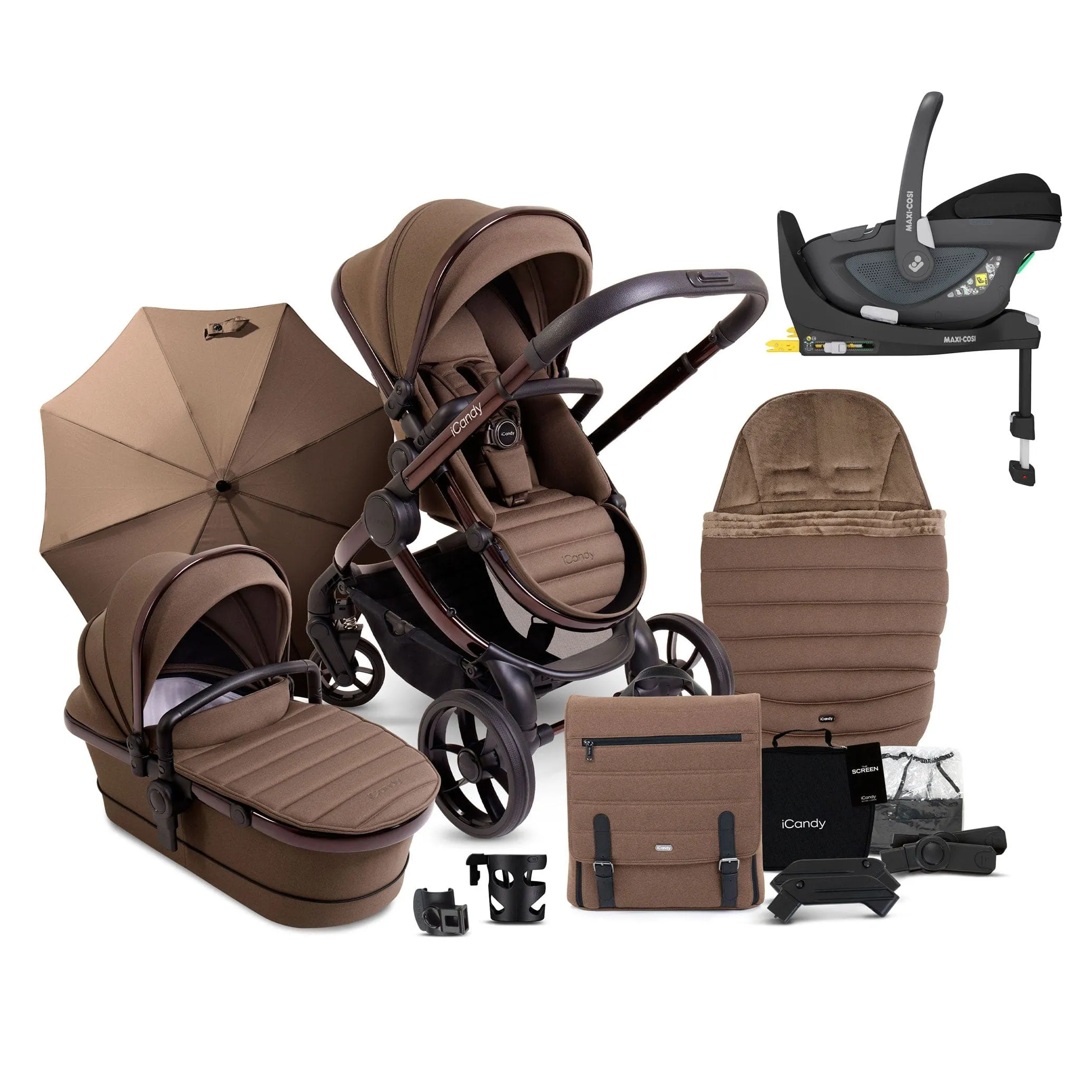 iCandy Peach 7 Complete Maxi-Cosi Bundle in Coco