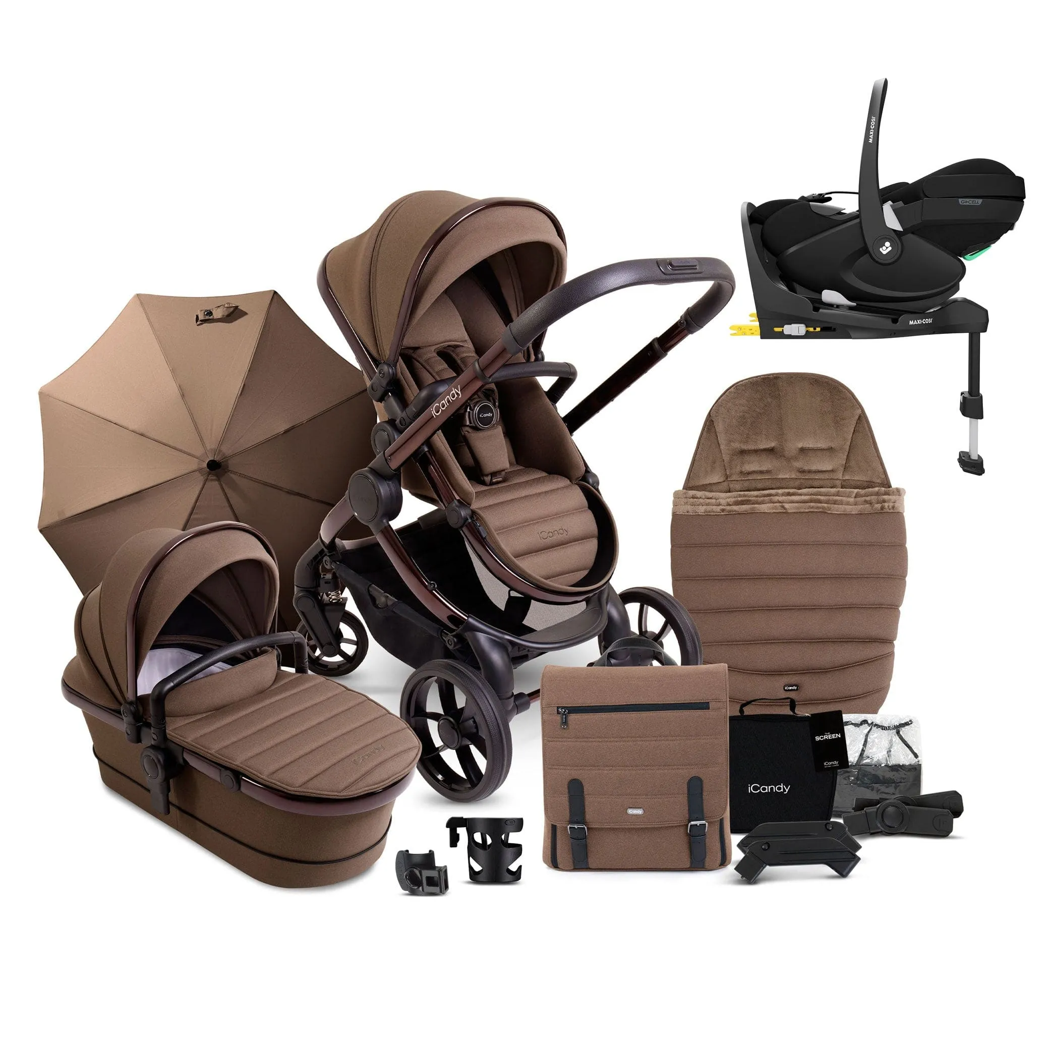 iCandy Peach 7 Complete Maxi-Cosi Bundle in Coco