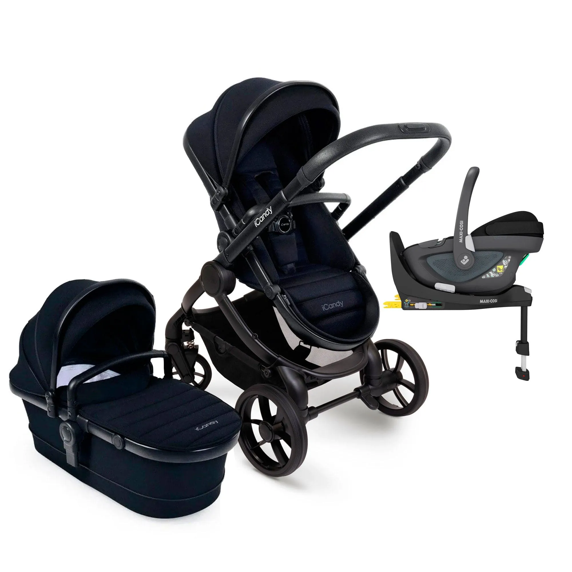 iCandy Peach 7 Maxi-Cosi Combo Set in Black