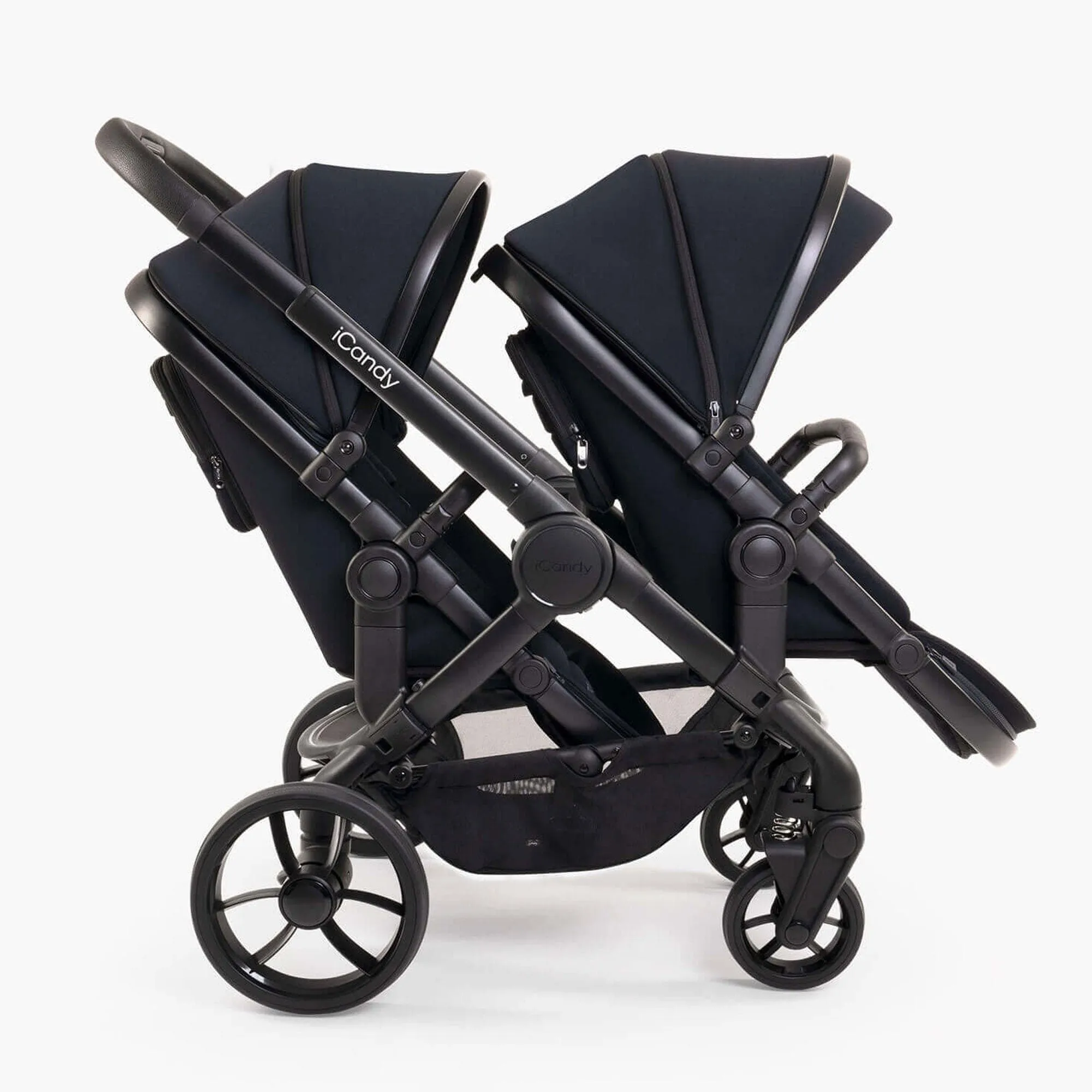 iCandy Peach 7 Twin Maxi-Cosi Bundle in Black